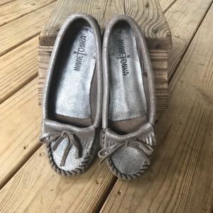 Minnetonka Metallic Moccasins